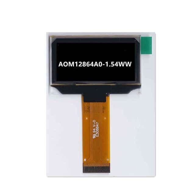 AOM12864A0-1.54WW representative package visual — not an exact-product photograph