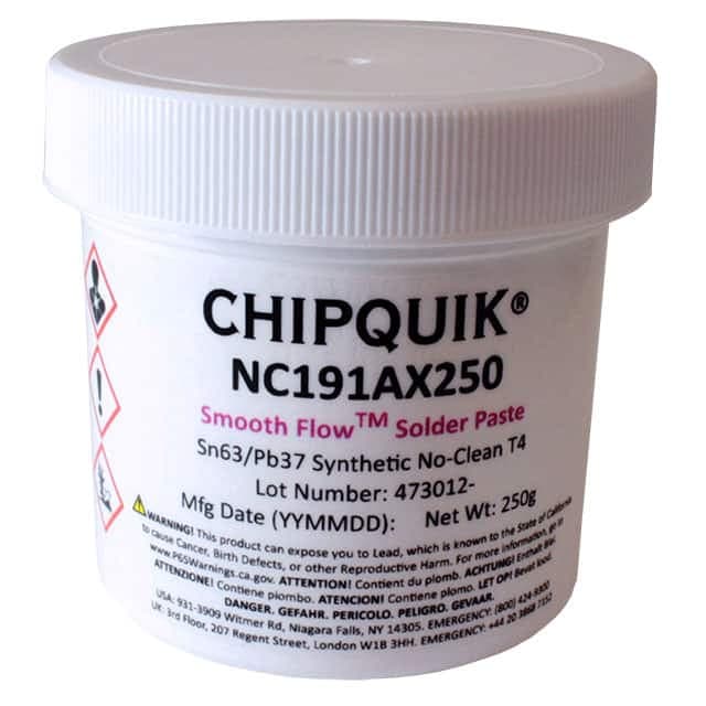 NC191AX250 representative package visual — not an exact-product photograph