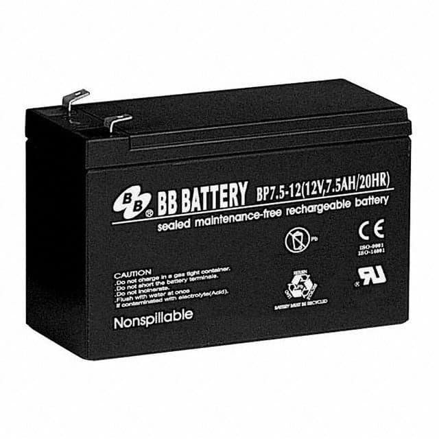 BP7.5-12-T2-FR representative package visual — not an exact-product photograph