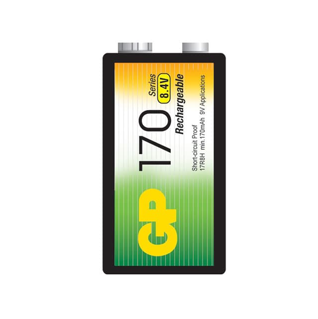 GP 170 9V (NIMH) vendor-delivered product or package visual