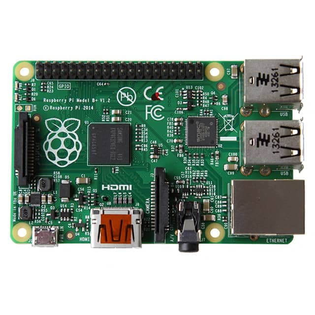 RASPBERRY PI B+ representative package visual — not an exact-product photograph