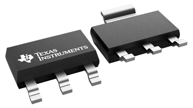 Representative SOT-223 (DCY), 4-pin including tab package reference for LM1117MPX-3.3/NOPB