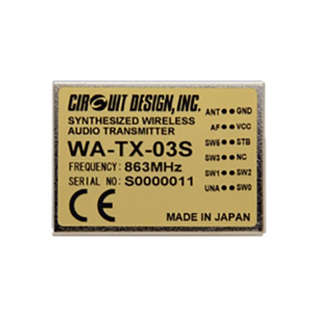 WA-TX-03S representative package visual — not an exact-product photograph