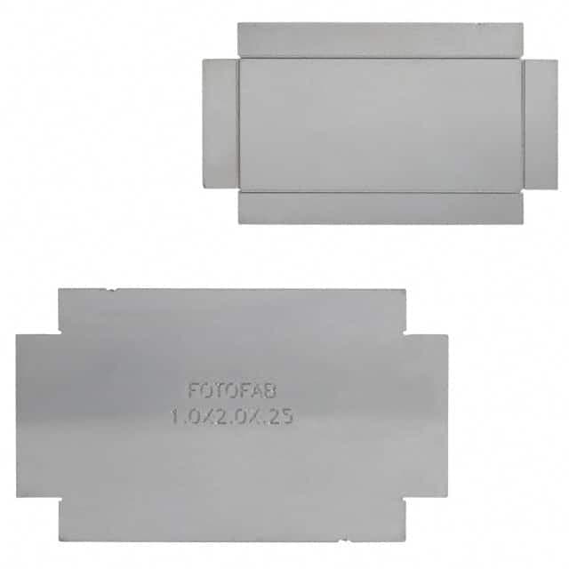 1.0 X 2.0 X .25 representative package visual — not an exact-product photograph