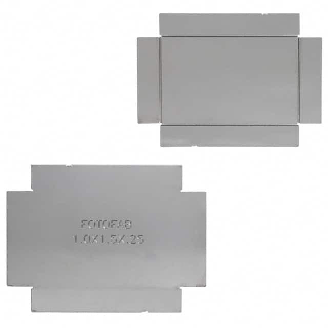 1.0 X 1.5 X .25 representative package visual — not an exact-product photograph