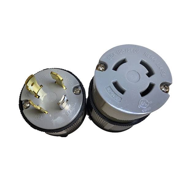 NEMA L14-30 PLUG AND CONNECTOR SET representative package visual — not an exact-product photograph