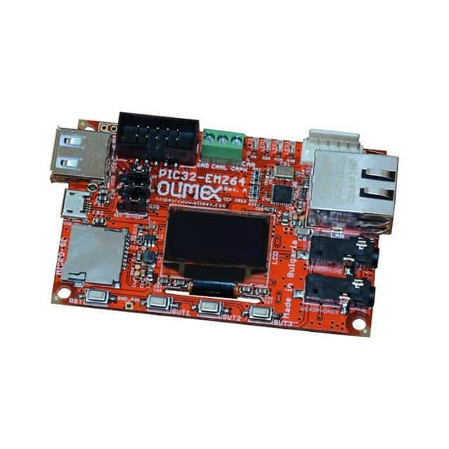 PIC32-EMZ64 representative package visual — not an exact-product photograph