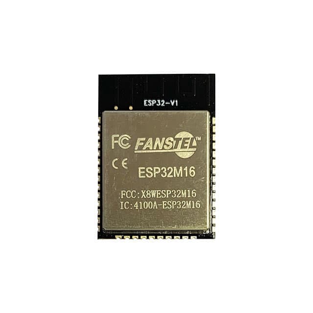 ESP32M16 representative package visual — not an exact-product photograph